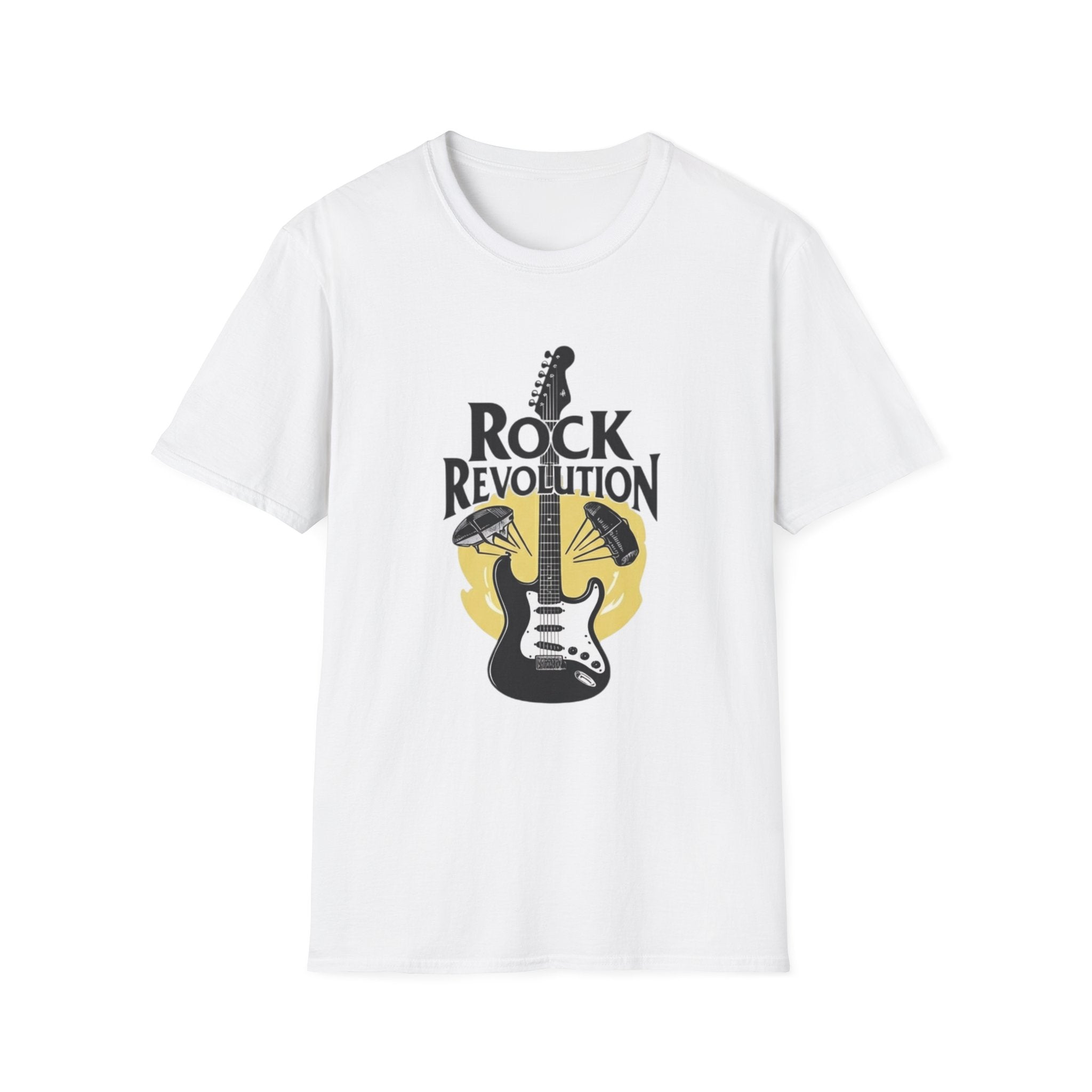 Rock Revolution Guitar T-Shirt — Vintage Electric Guitar Music Tee