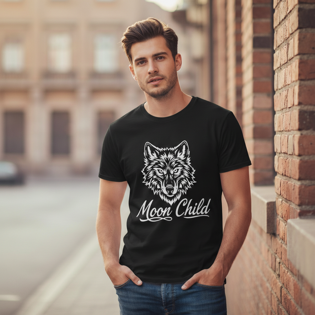 Moon Child Wolf T-Shirt