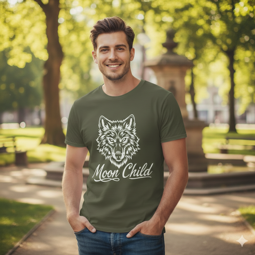 Moon Child Wolf T-Shirt