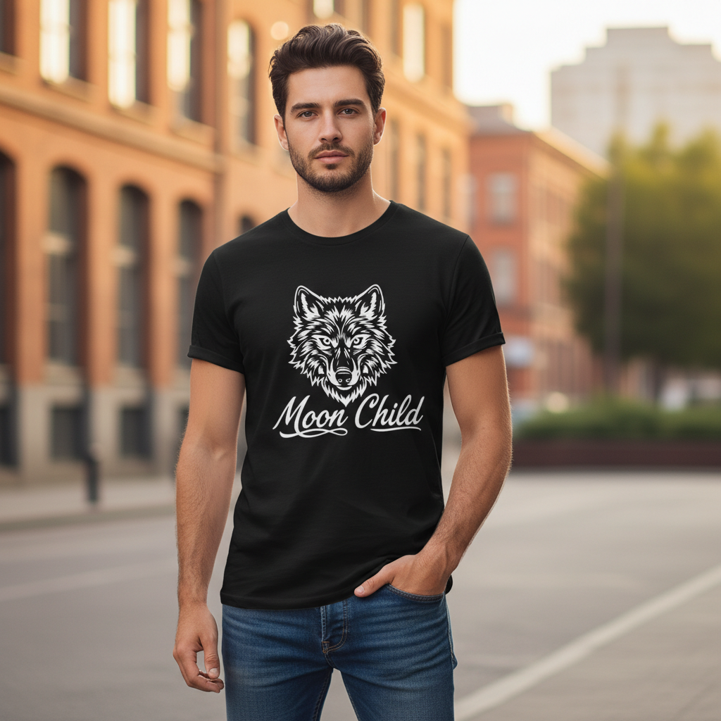 Moon Child Wolf T-Shirt