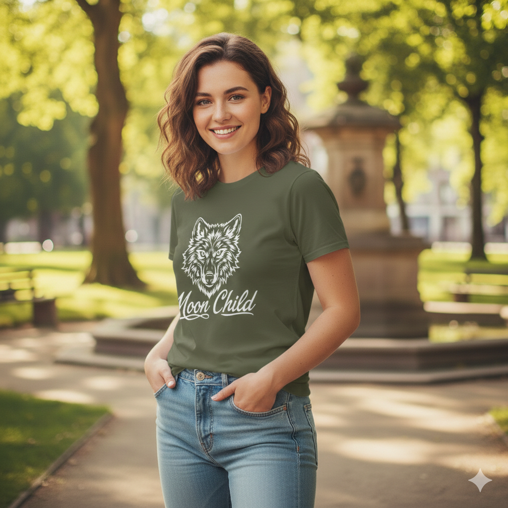Moon Child Wolf T-Shirt