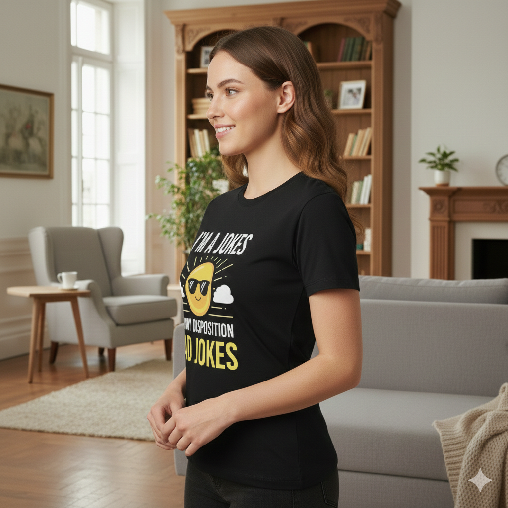 Dad Jokes T-Shirt — "I’m A Jokes, I Sunny Disposition" Funny Father’s Day Tee