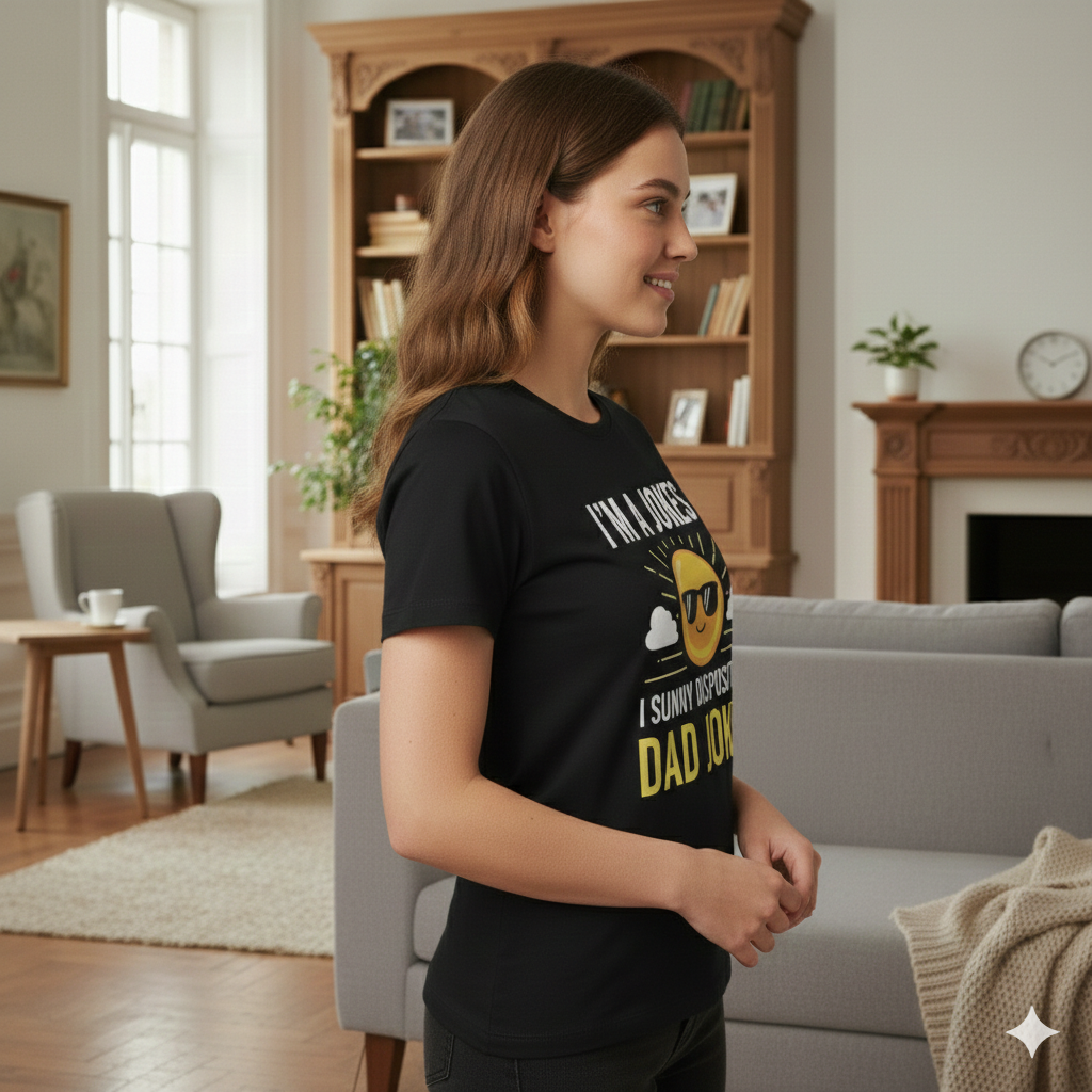Dad Jokes T-Shirt — "I’m A Jokes, I Sunny Disposition" Funny Father’s Day Tee