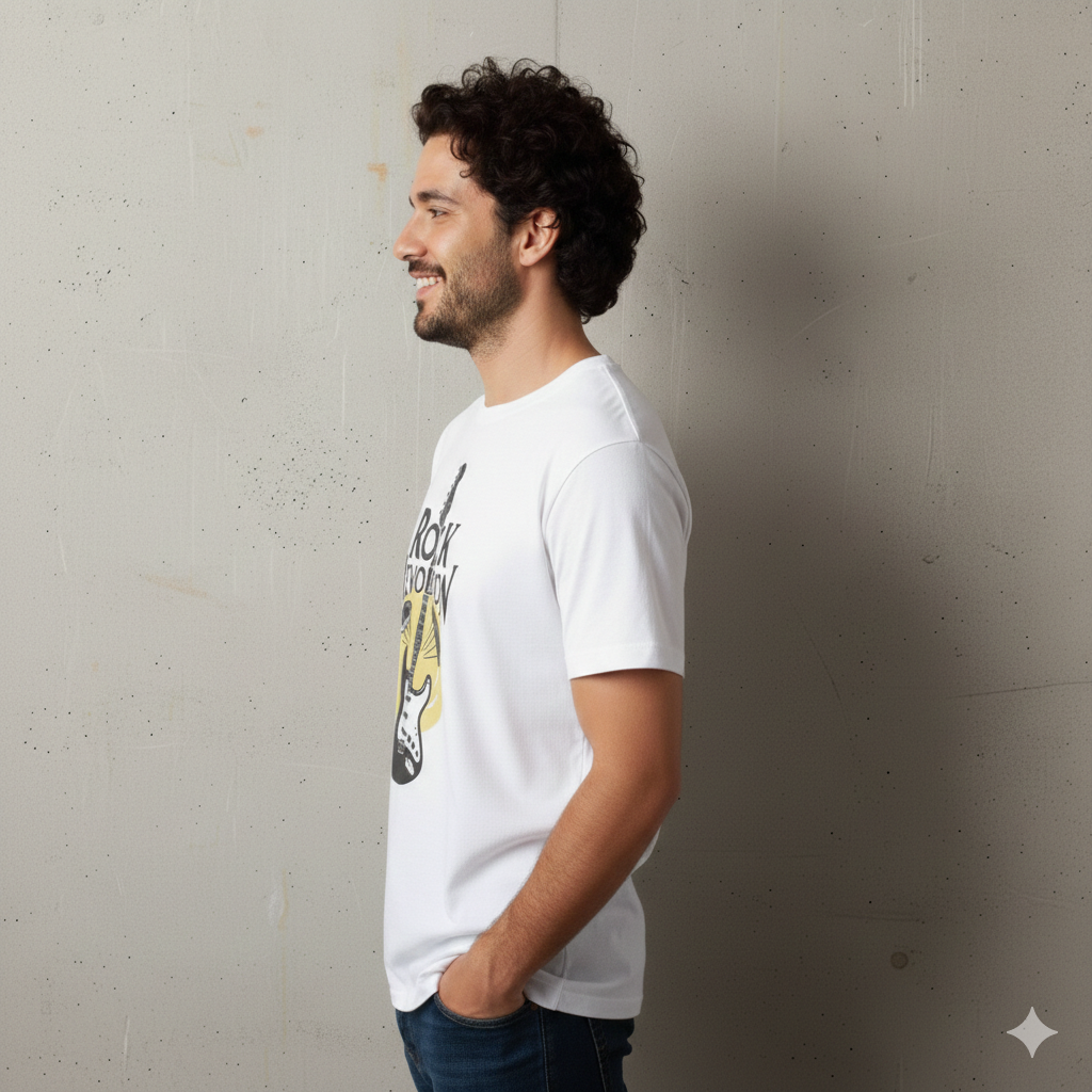 Rock Revolution Guitar T-Shirt — Vintage Electric Guitar Music Tee