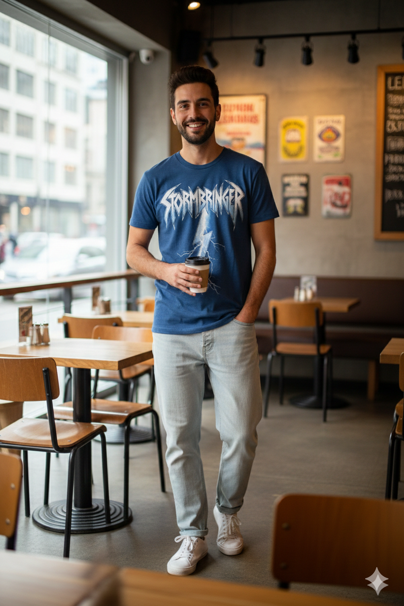 Stormbringer T-Shirt — Lightning Mountain Graphic Tee