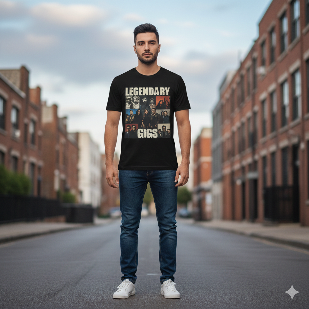 Legendary Gigs Band Photo T-Shirt
