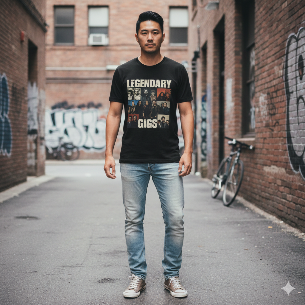 Legendary Gigs Band Photo T-Shirt