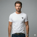Minimalist Flying Bird T‑Shirt — Small Chest Silhouette Tee
