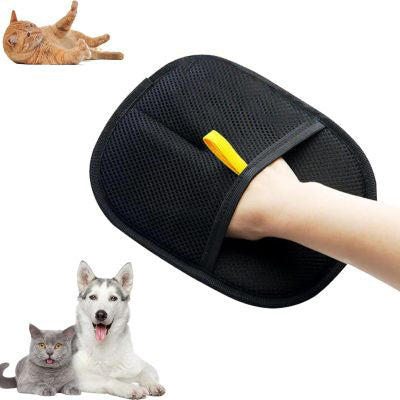 Pet Electrostatic Hair Removal Gloves Two-Way Bristle Remover Hair Removal Brush Sticky Hair Artifact Cat Hair Gloves Cat Hair Removal Comb