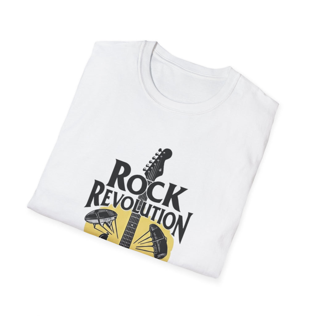 Rock Revolution Guitar T-Shirt — Vintage Electric Guitar Music Tee