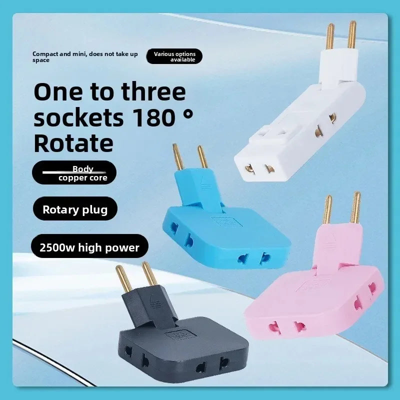 New Electrical Outlet Extender, Seat Extender - Power Socket Extender In Three Specifications, Rotatable, Folding, Portable Tonfa