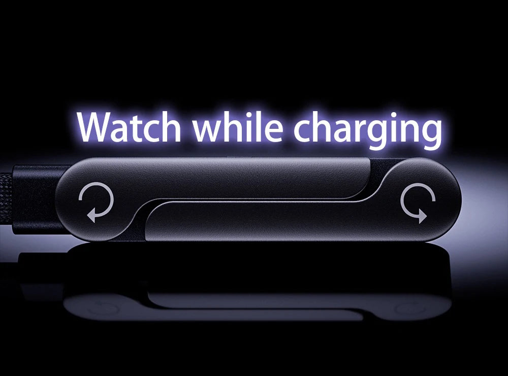 65W USB Fast Charging Cable With Foldable Phone Holder 2-in-1 Type-C Quick Charge Data Wire USB C Charging Line For Mobile Phone