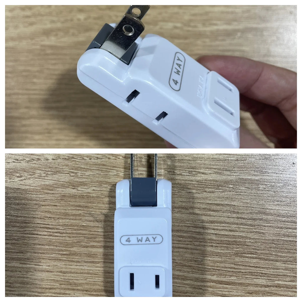 New Electrical Outlet Extender, Seat Extender - Power Socket Extender In Three Specifications, Rotatable, Folding, Portable Tonfa