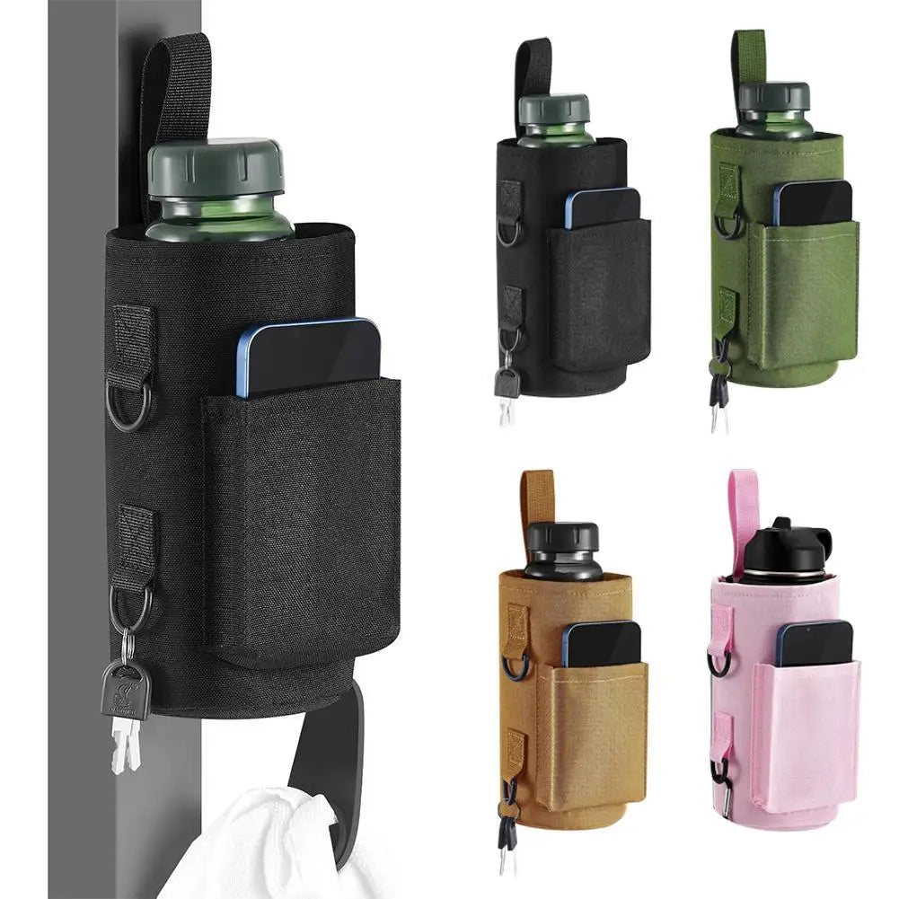 Magnetic Water Bottle Pouch Cup Holder Bag Gym-specific Water Cup Holder With Strong Magnet For Outdoor Sports Bottle Bag